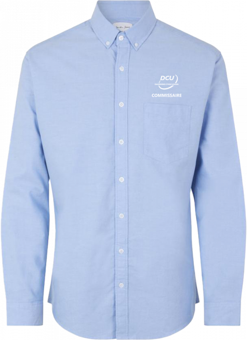 ID - Mens Commissaire Shirt (Embroed) - Azul claro